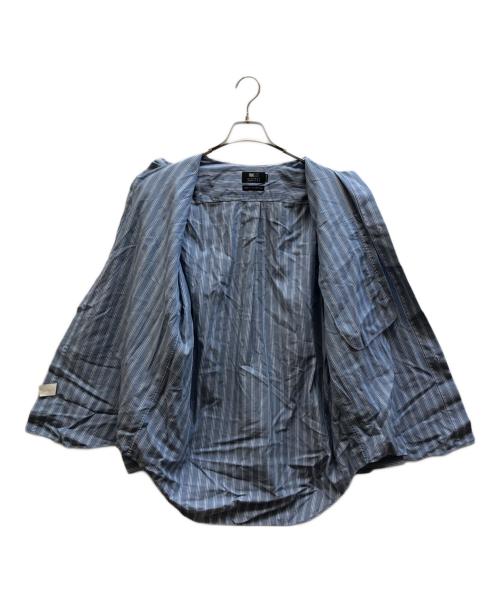 MIYAKE DESIGN STUDIO（ミヤケ デザイン スタジオ）MIYAKE DESIGN STUDIO (ミヤケ デザイン スタジオ) BARNEYS NEWYORK (バーニーズ・ニューヨーク) ストライプシャツ ブルー サイズ:Ⅿの古着・服飾アイテム