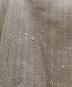 中古・古着 ISSEY MIYAKE MEN (イッセイミヤケメン) シルク ヘリンボーン ネップ マオカラーセットアップスーツ ベージュ サイズ:S：18000円