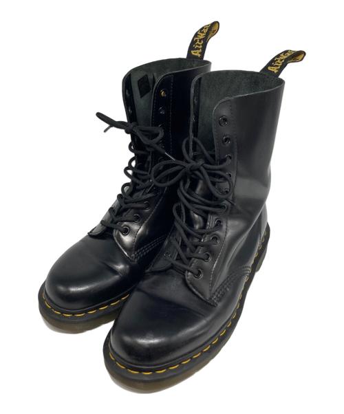Dr.Martens（ドクターマーチン）Dr.Martens (ドクターマーチン) 10ホールブーツ ブラック サイズ:UK8の古着・服飾アイテム