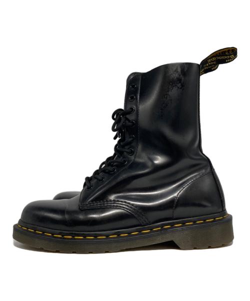 Dr.Martens（ドクターマーチン）Dr.Martens (ドクターマーチン) 10ホールブーツ ブラック サイズ:UK8の古着・服飾アイテム