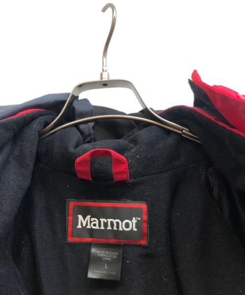 MARMOT（マーモット）MARMOT (マーモット) マウンテンパーカー ブラック×レッド サイズ:Ⅼの古着・服飾アイテム