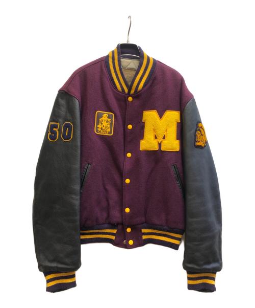 Golden Bear（ゴールデンベア）Golden Bear (ゴールデンベア) スタジャン パープル サイズ:Lの古着・服飾アイテム