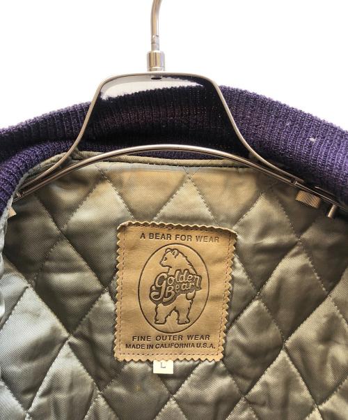 Golden Bear（ゴールデンベア）Golden Bear (ゴールデンベア) スタジャン パープル サイズ:Lの古着・服飾アイテム