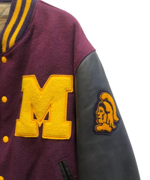 Golden Bear（ゴールデンベア）Golden Bear (ゴールデンベア) スタジャン パープル サイズ:Lの古着・服飾アイテム