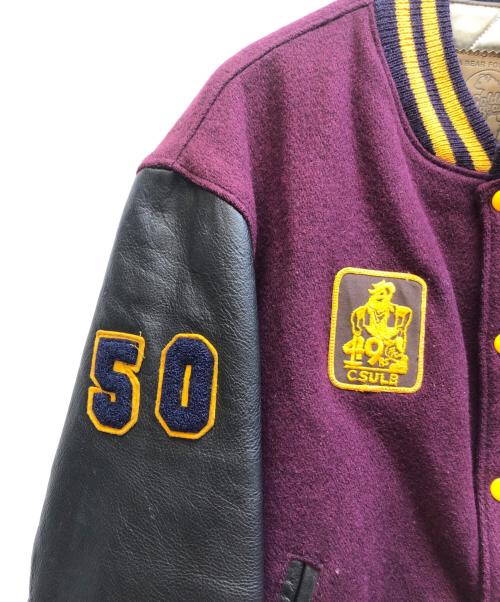 Golden Bear（ゴールデンベア）Golden Bear (ゴールデンベア) スタジャン パープル サイズ:Lの古着・服飾アイテム