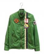 Hysteric Glamourヒステリックグラマー）の古着「プリマロフトレーシングジャケット」｜グリーン