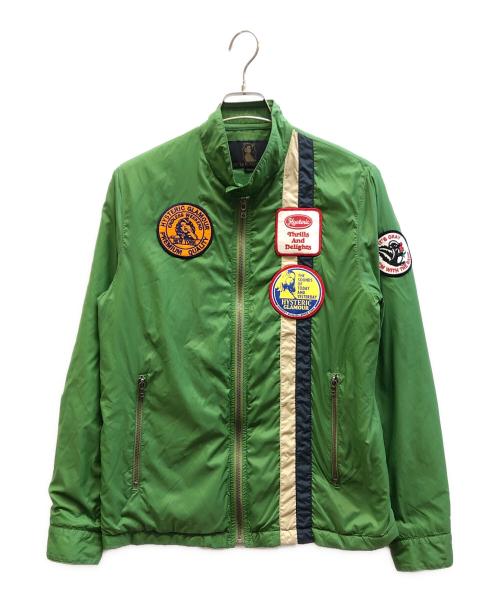 Hysteric Glamour（ヒステリックグラマー）Hysteric Glamour (ヒステリックグラマー) プリマロフトレーシングジャケット グリーン サイズ:Ⅿの古着・服飾アイテム