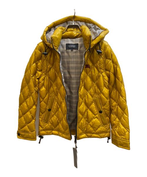 BURBERRY BLACK LABEL（バーバリーブラックレーベル）BURBERRY BLACK LABEL (バーバリーブラックレーベル) キルティングジャケット イエロー サイズ:S 未使用品の古着・服飾アイテム