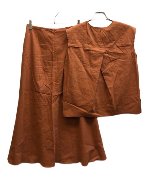 theory luxe（セオリーリュクス）theory luxe (セオリーリュクス) リネンセットアップ / 03-1208201 オレンジ サイズ:38の古着・服飾アイテム