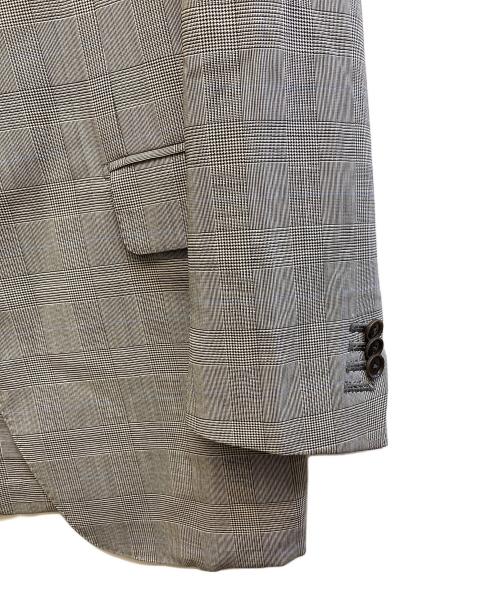 BOGLIOLI（ボリオリ）BOGLIOLI (ボリオリ) BEAMS F (ビームスエフ) 別注 3Bチェックテーラードジャケット グレー サイズ:48の古着・服飾アイテム