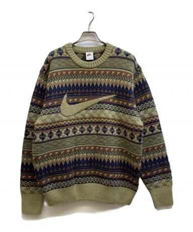 中古・古着通販】NIKE (ナイキ) フェアアイル スウッシュセーター
