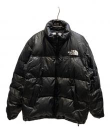 THE NORTH FACE×JUNYA WATANABE MAN（ザ ノース フェイス×ジュンヤワタナベマン）の古着「シンセティックレザー ヌプシダウンジャケット」｜ブラック