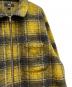 中古・古着 stussy (ステューシー) ウールチェックジャケット ブラック×イエロー サイズ:XL：15000円