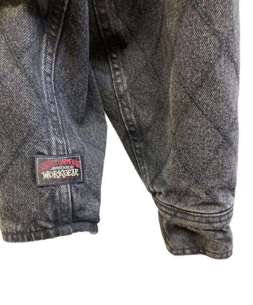 stussy（ステューシー）stussy (ステューシー) QUilted Denim Shirt Vintage ブラック サイズ:Ⅿの古着・服飾アイテム