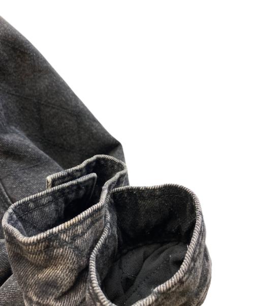 stussy（ステューシー）stussy (ステューシー) QUilted Denim Shirt Vintage ブラック サイズ:Ⅿの古着・服飾アイテム