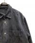 中古・古着 stussy (ステューシー) QUilted Denim Shirt Vintage ブラック サイズ:Ⅿ：17000円