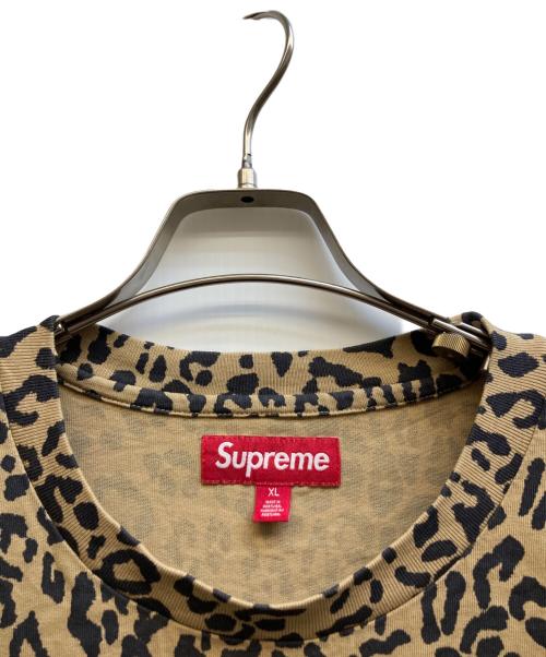 SUPREME（シュプリーム）Supreme (シュプリーム) SMALL BOX L/S TEE LEOPARD ベージュ サイズ:XLの古着・服飾アイテム