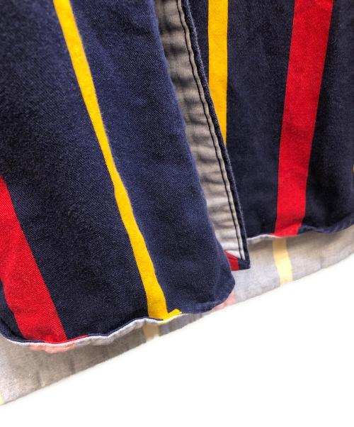 RALPH LAUREN（ラルフローレン）RALPH LAUREN (ラルフローレン) BLAIRE ストライプシャツ ネイビー サイズ:Lの古着・服飾アイテム