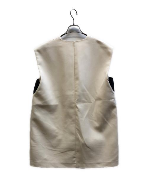 LE PHIL（ル フィル）LE PHIL (ル フィル) マトラッセトリプルクロスジレ アイボリー サイズ:Fの古着・服飾アイテム