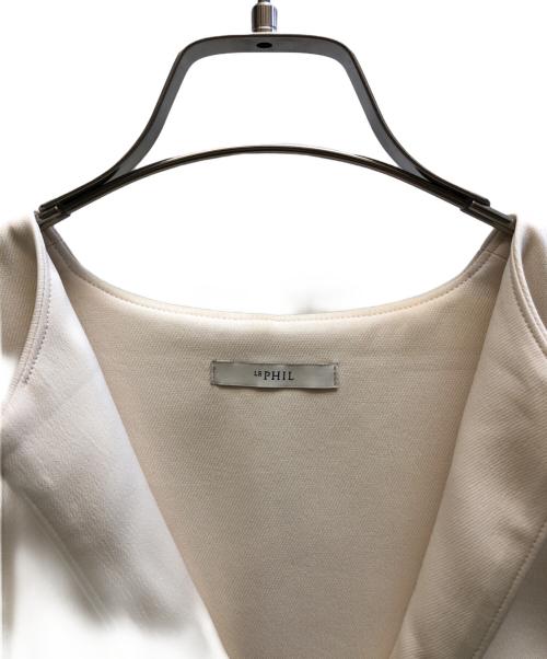 LE PHIL（ル フィル）LE PHIL (ル フィル) マトラッセトリプルクロスジレ アイボリー サイズ:Fの古着・服飾アイテム