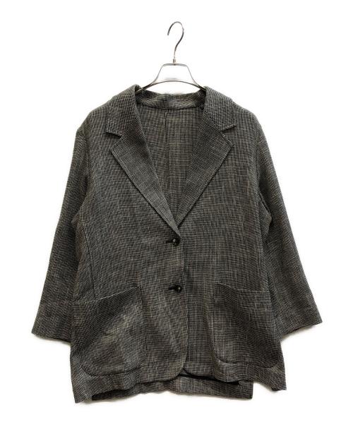 Spick and Span（スピック＆スパン）Spick and Span (スピックアンドスパン) カラミジャケット グレー サイズ:Fの古着・服飾アイテム