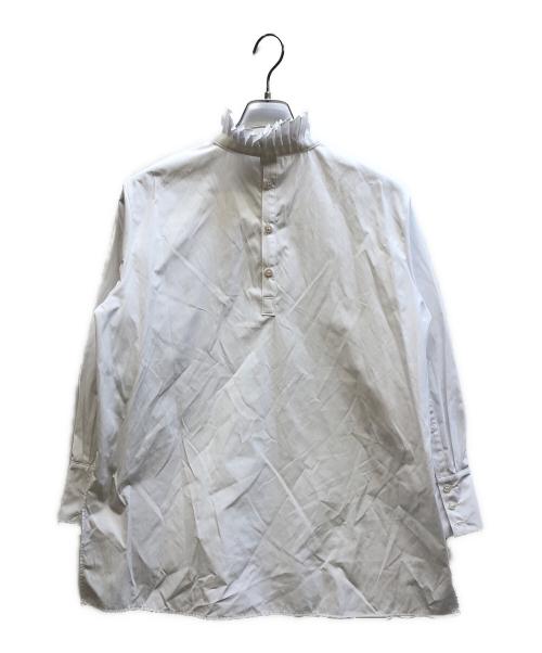 ADORE（アドーア）ADORE (アドーア) クリアコンパクトブラウス ホワイト サイズ:38 未使用品の古着・服飾アイテム