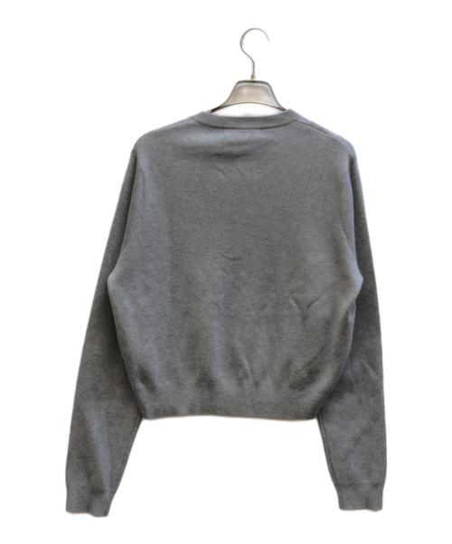 CABAN（キャバン）CABAN (キャバン) コットンカシミヤクルーネックカーディガン グレー サイズ:S 未使用品の古着・服飾アイテム