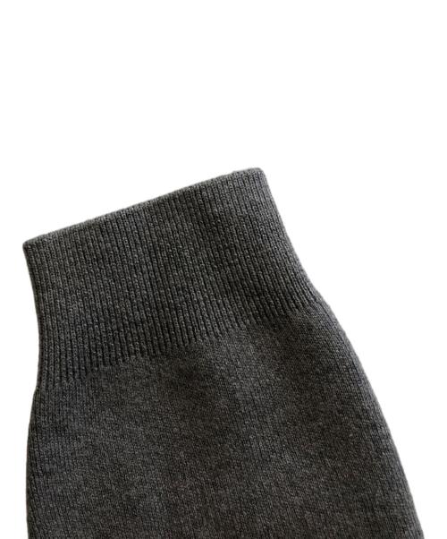 CABAN（キャバン）CABAN (キャバン) コットンカシミヤクルーネックカーディガン グレー サイズ:S 未使用品の古着・服飾アイテム