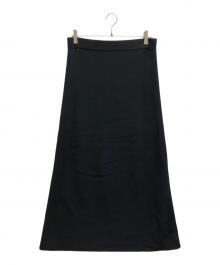 theory luxe（セオリーリュクス）の古着「ロングマキシ丈スカート」｜ブラック