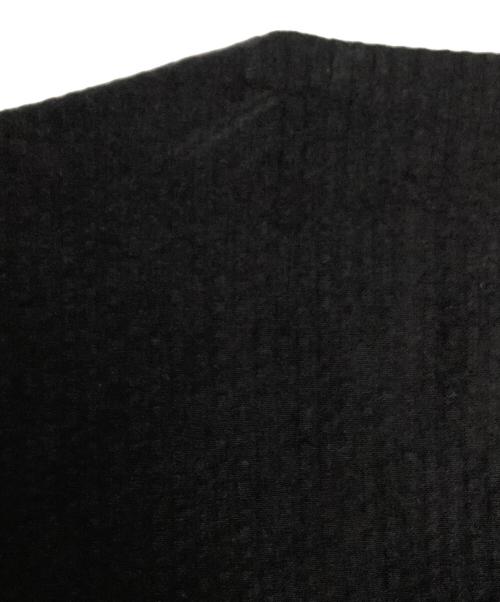 GALERIE VIE（ギャルリーヴィー）GALERIE VIE (ギャルリーヴィー) コットンサッカー ノーカラージャケット ブラック サイズ:Freeの古着・服飾アイテム