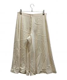 theory（セオリー）の古着「atin Crepe Aline Pant」｜アイボリー