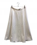 theoryセオリー）の古着「TAILOR CREPE FULL ROUND SKIRT」｜アイボリー
