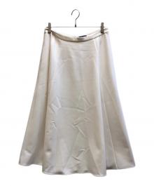 theory（セオリー）の古着「TAILOR CREPE FULL ROUND SKIRT」｜アイボリー