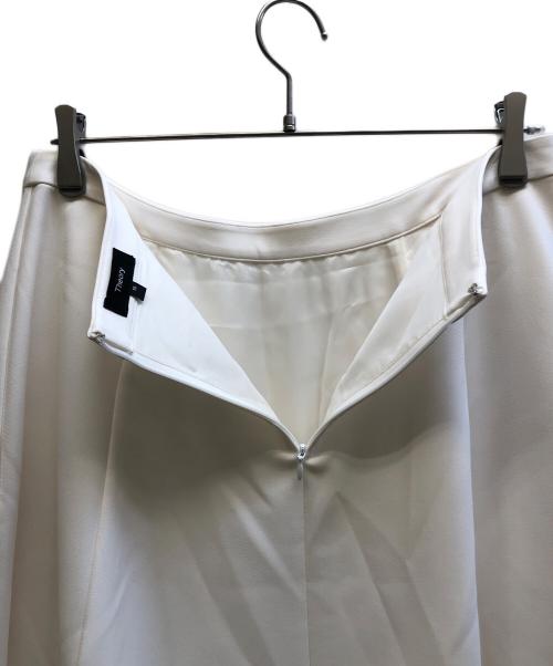 theory（セオリー）theory (セオリー) TAILOR CREPE FULL ROUND SKIRT アイボリー サイズ:10 未使用品の古着・服飾アイテム