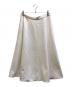 theory（セオリー）の古着「TAILOR CREPE FULL ROUND SKIRT」｜アイボリー