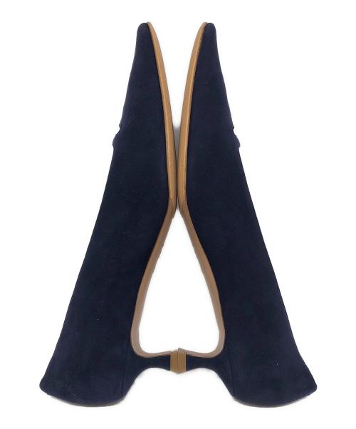 PELLICO（ペリーコ）PELLICO (ペリーコ) ヒールパンプス ネイビー サイズ:37 1/2の古着・服飾アイテム