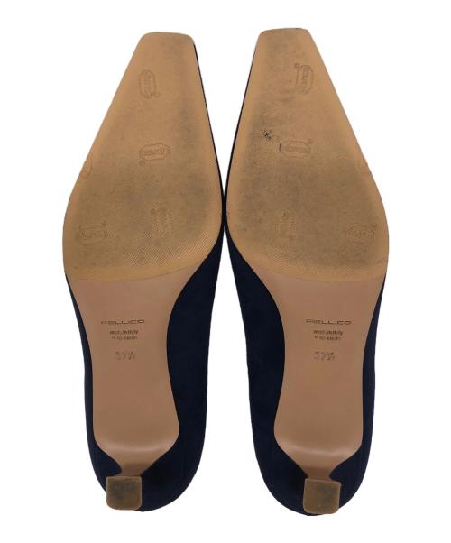 PELLICO（ペリーコ）PELLICO (ペリーコ) ヒールパンプス ネイビー サイズ:37 1/2の古着・服飾アイテム