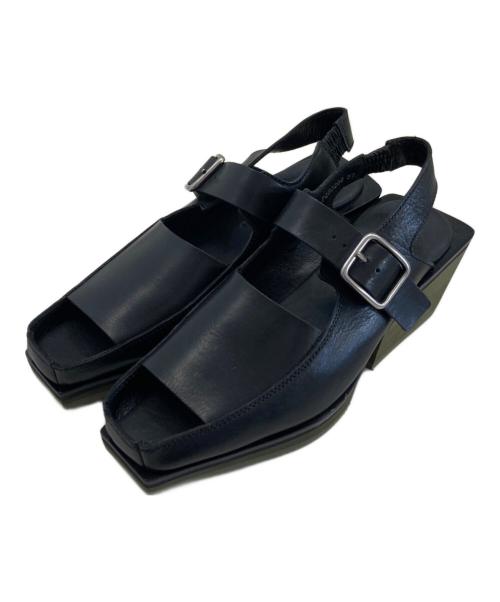 ph7（ペーハーセブン）ph7 (ペーハーセブン) ボリュームソールサンダル オリーブブラック サイズ:37の古着・服飾アイテム