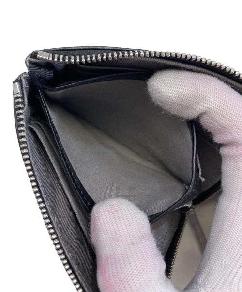 kawa-kawa（カワカワ）kawa-kawa (カワカワ) 水玉プリントレザーカードケース ホワイト×ブラックの古着・服飾アイテム