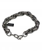 DIESELディーゼル）の古着「チェーンブレスレット」｜シルバー