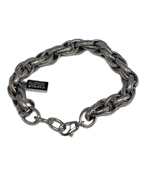 DIESEL（ディーゼル）DIESEL (ディーゼル) チェーンブレスレット シルバーの古着・服飾アイテム