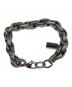 DIESEL (ディーゼル) チェーンブレスレット シルバー：13000円