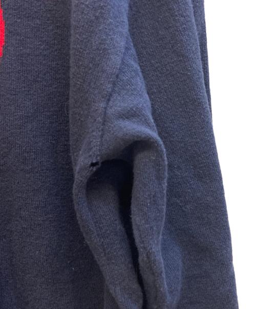 HUMAN MADE（ヒューマンメイド）HUMAN MADE (ヒューマンメイド) ハートロゴニット ネイビー サイズ:Mの古着・服飾アイテム