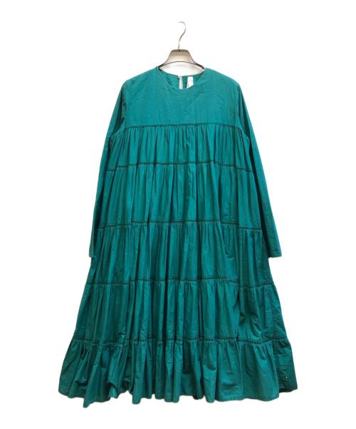 merlette（マーレット）Merlette (マーレット) ティアードワンピース グリーン サイズ:XSの古着・服飾アイテム