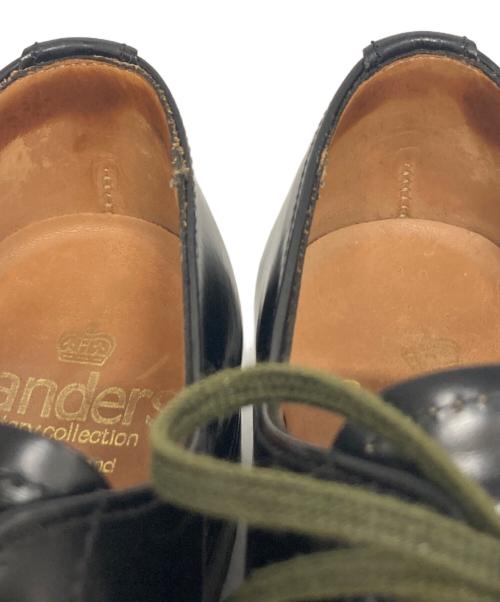 SANDERS（サンダース）SANDERS (サンダース) プレーントゥシューズ ブラック サイズ:4の古着・服飾アイテム