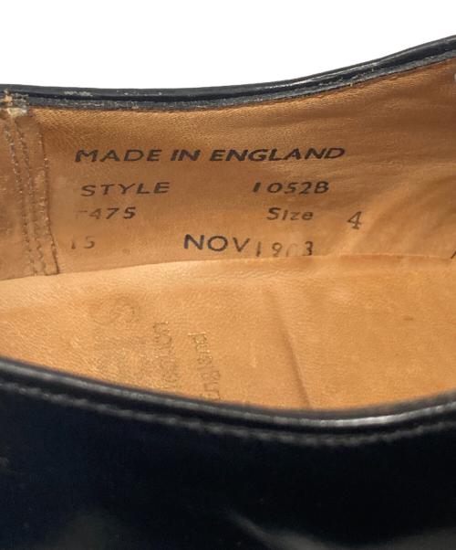 SANDERS（サンダース）SANDERS (サンダース) プレーントゥシューズ ブラック サイズ:4の古着・服飾アイテム