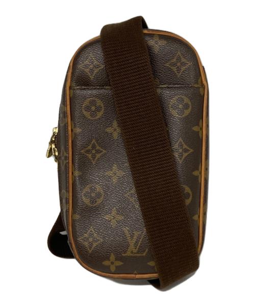 LOUIS VUITTON（ルイ ヴィトン）LOUIS VUITTON (ルイ ヴィトン) ポシェット・ガンジュ ブラウンの古着・服飾アイテム
