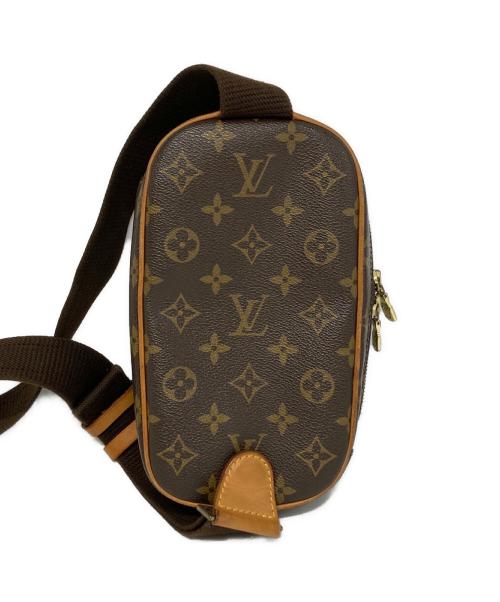LOUIS VUITTON（ルイ ヴィトン）LOUIS VUITTON (ルイ ヴィトン) ポシェット・ガンジュ ブラウンの古着・服飾アイテム