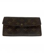 LOUIS VUITTONルイ ヴィトン）の古着「ポシェット・ポルトモネクレディ」｜ブラウン