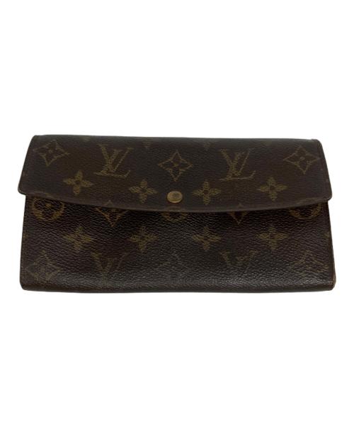 LOUIS VUITTON（ルイ ヴィトン）LOUIS VUITTON (ルイ ヴィトン) ポシェット・ポルトモネクレディ ブラウンの古着・服飾アイテム